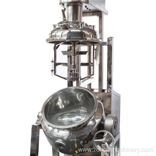 Homogenizer Tank Jacketed Stainless Steel Mixing Tank